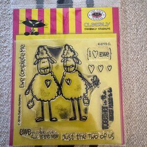 Clearly Swanky Stamps I Love Ewe Clear Unmounted Stamps